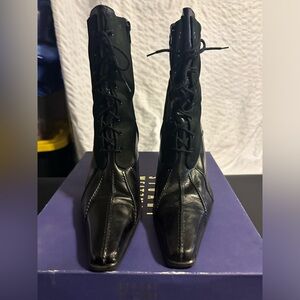 Stuart Weitzman boots like new size 9.5 but fits like 8.5-9 due to narrow toe!